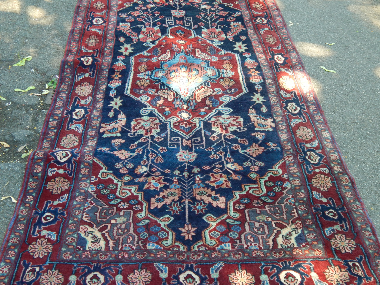 Appraisal: An Azary Iranian carpet upon claret and blue ground cm