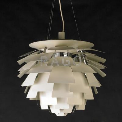 Appraisal: POUL HENNINGSEN - LOUIS POULSEN Artichoke chandelier Denmark s Enameled