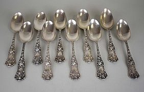 Appraisal: AMERICAN STERLING SILVER PART FLATWARE SERVICEGeorge Shiebler Co Pat June