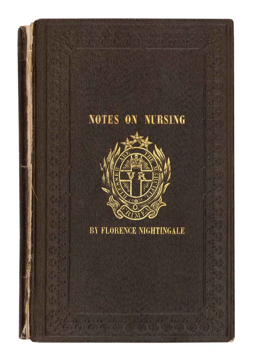 Appraisal: NURSING BOOK BY FLORENCE NIGHTINGALE X NURSING BOOK BY FLORENCE