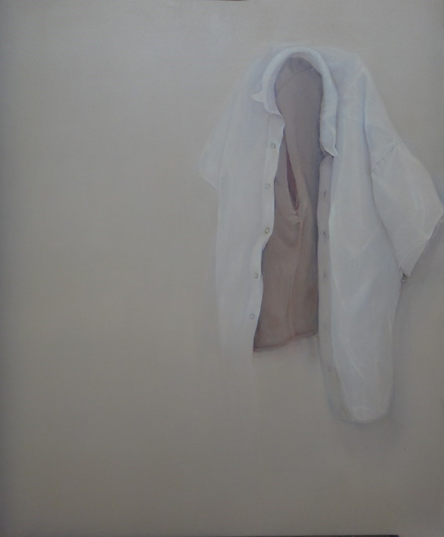 Appraisal: Helen Graham contemporary Shirt oil on canvas unframed cm x