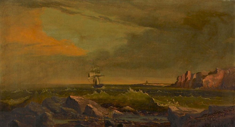 Appraisal: Charles Kimball Maritime Maine Seascape Painting Charles Frederick Kimball Maine