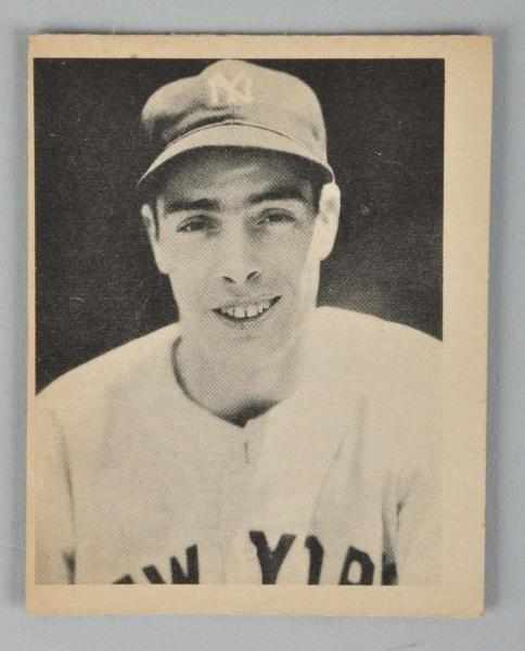 Appraisal: Joe DiMaggio Play Ball No Baseball Card Description Black and