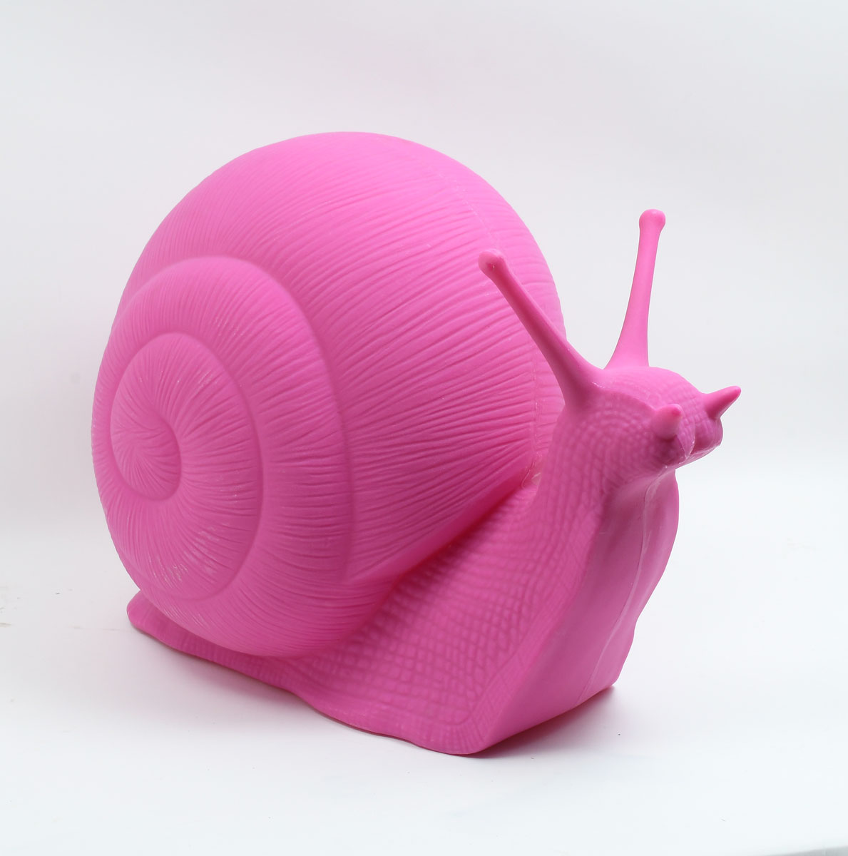 Appraisal: CRACKING ART GROUP RECYCLED PLASTIC PINK SNAIL '' in height