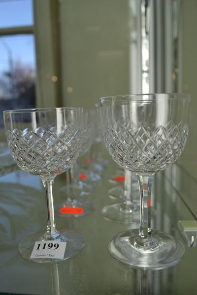 Appraisal: TWELVE STUART CRYSTAL GLASSES