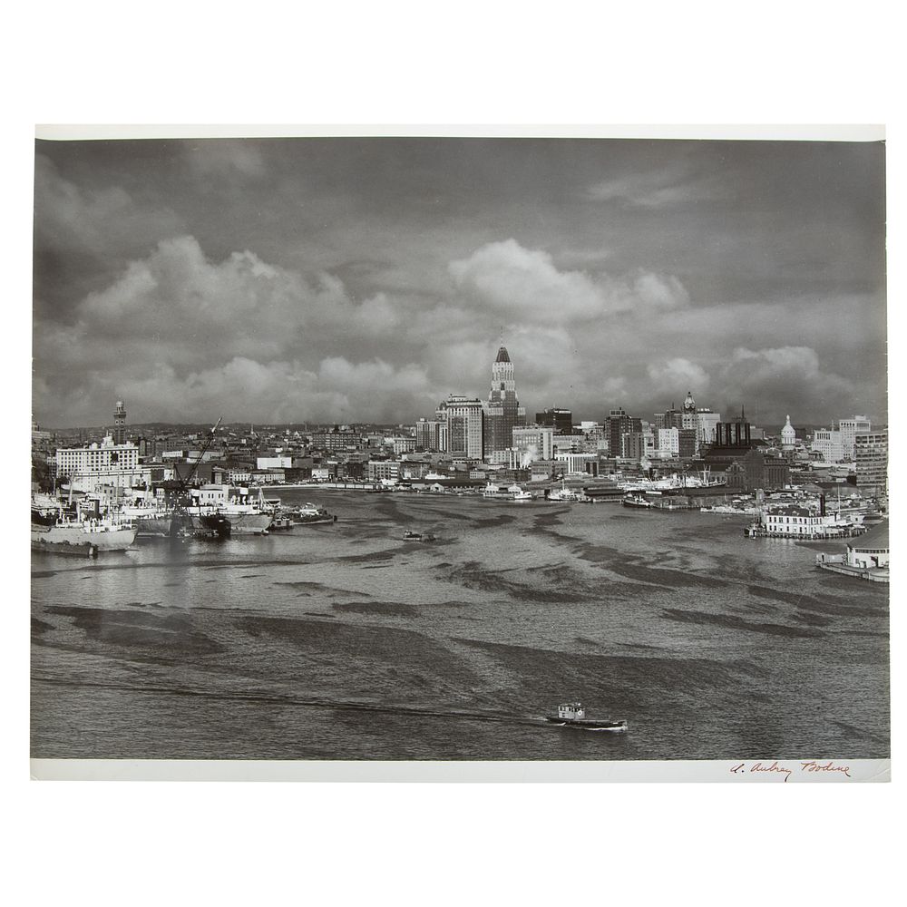 Appraisal: A Aubrey Bodine Baltimore From Federal Hill American - Gelatin