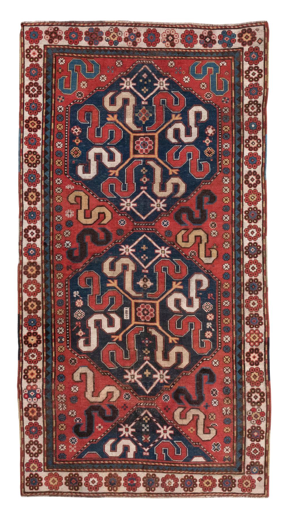 Appraisal: KAZAK RUG X FIRST QUARTER OF THE TH CENTURYKAZAK RUG