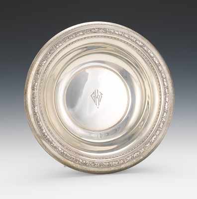 Appraisal: A Sterling Silver Serving Bowl by Gorham Simple bowl with