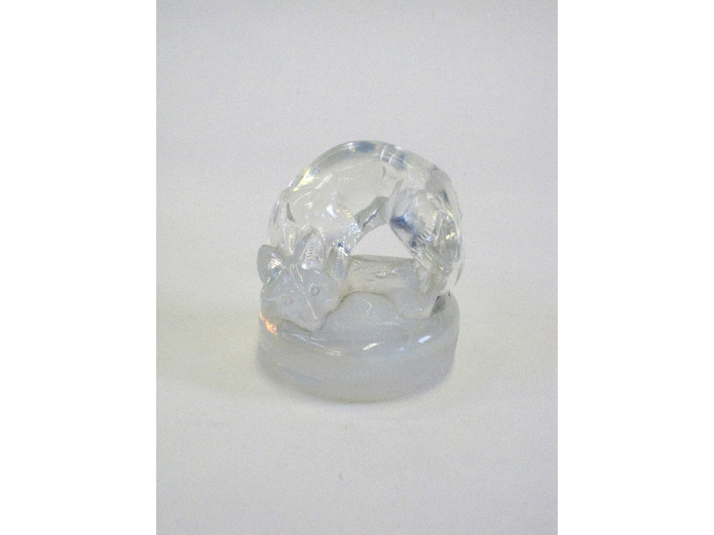 Appraisal: Lalique 'Reynard' figure probably from an ashtray