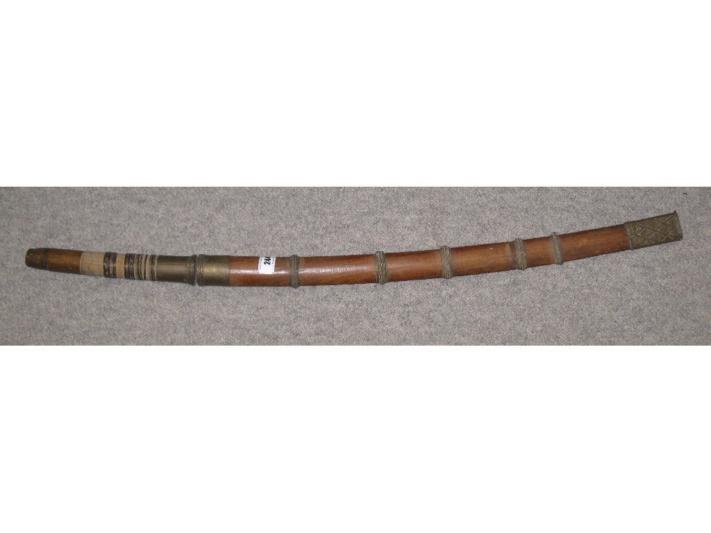 Appraisal: Ethnic sword in scabbard