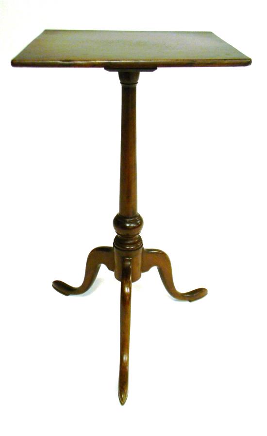 Appraisal: Candlestand Connecticut c - attributed to David Goodale Pomfret CT