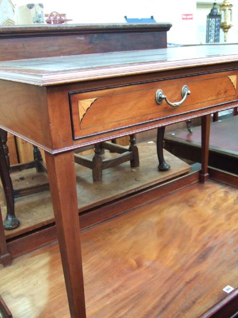 Appraisal: A th century writing desk the gilt tooled top over