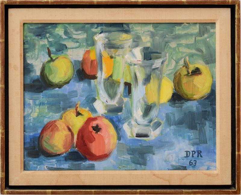 Appraisal: TH CENTURY SCHOOL NATURE MORTE AUX FRUITS Oil on board