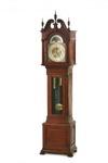 Appraisal: TALL CASE CLOCK - Early th c mahogany tall case