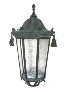 Appraisal: New Orleans Bronze Street Lamp Octagon H x W No