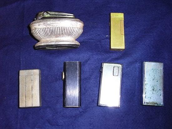 Appraisal: A COLLECTION OF SIX LIGHTERS to include Ronson Colibri and