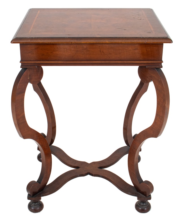 Appraisal: WILLIAM MARY STYLE SIDE TABLE William Mary English baroque style