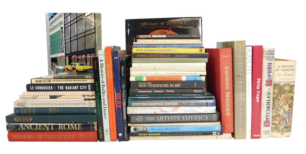 Appraisal: BOOKS Fifty books relating to art architecture or photography including