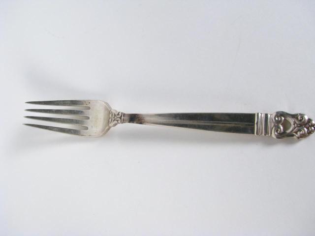 Appraisal: International Silver Royal Danish sterling Dinner Forks ozt sixteen pieces