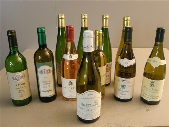 Appraisal: Selection of white wines to include a half bottle of