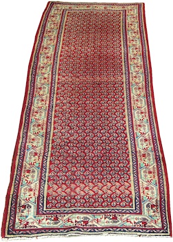 Appraisal: A Hamadan Carpet A Hamadan carpet approx '- x '-