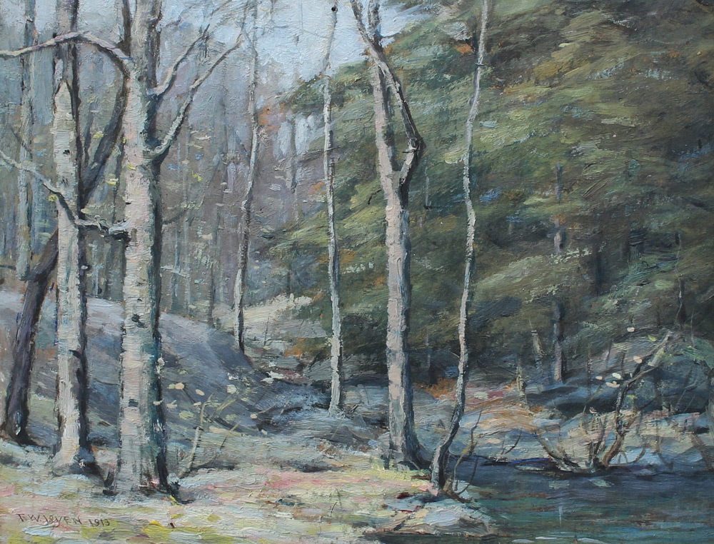 Appraisal: LOVEN Frank American - ''Hemlock Brook'' Branling Lake April Oil