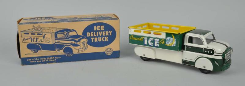 Appraisal: Marx Pressed Steel Ice Delivery Truck Includes original box marked