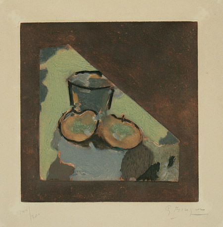 Appraisal: After Georges Braque French - Nature Morte Oblique Maeght Aquatint