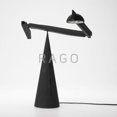 Appraisal: MARIO BARBAGLIA MARCO COLOMBO ITALIANA LUCE Tabla table lamp Italy