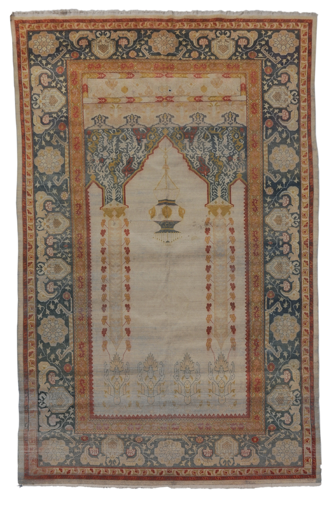 Appraisal: Finely Woven Agra Carpet Indian th century ft in x