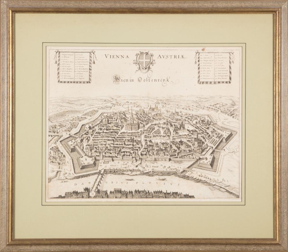 Appraisal: Joannes Janssonius - Vienna Austriae Wien in Oostenreyk Amsterdam engraved