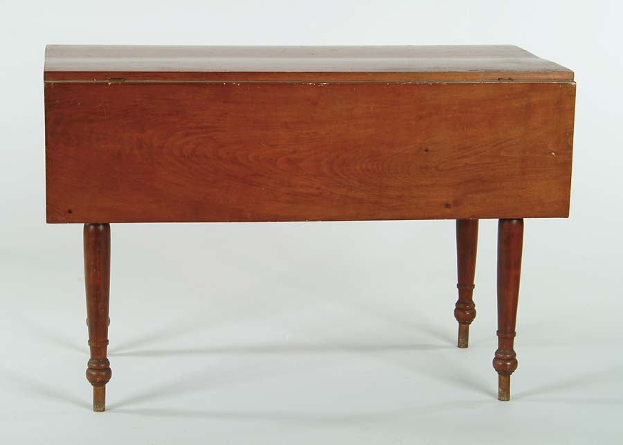 Appraisal: SHERATON DROP LEAF TABLE Pine top hardwood base with medium