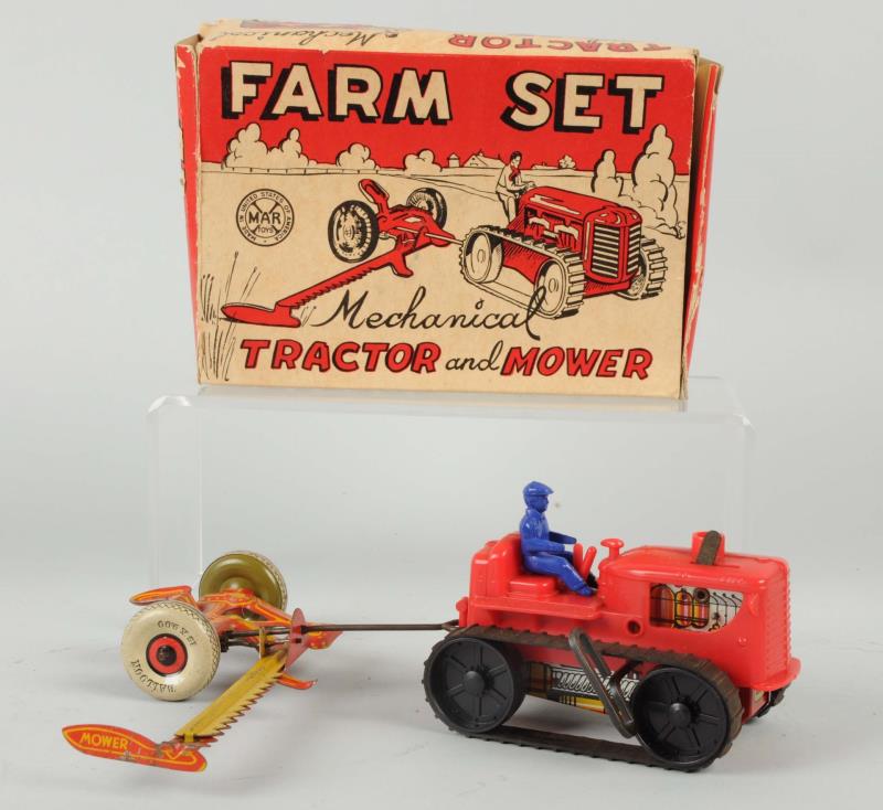 Appraisal: Marx Farm Set In Original Box This set includes a