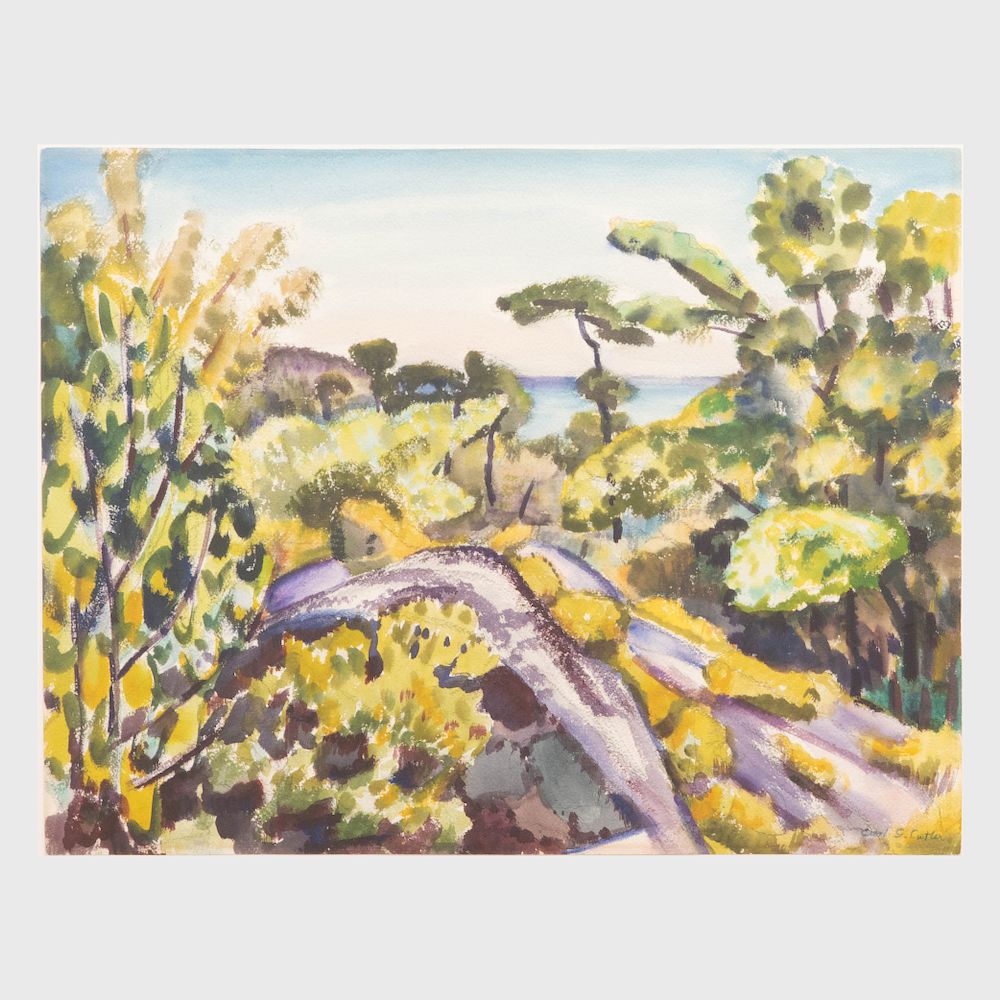 Appraisal: Carl Gordon Cutler - Mid-Afternoon Late Summer Watercolor on paper