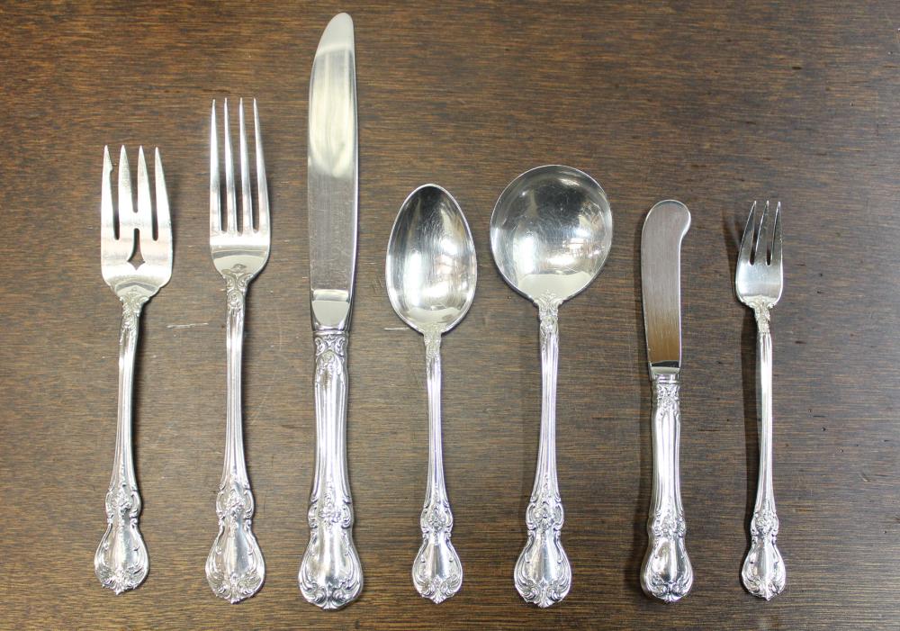 Appraisal: TOWLE OLD MASTER STERLING SILVER FLATWARE SET pieces comprised of