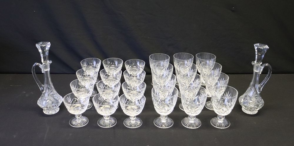 Appraisal: Grouping of Stuart Fine Crystal Stemware To Include Glasses h