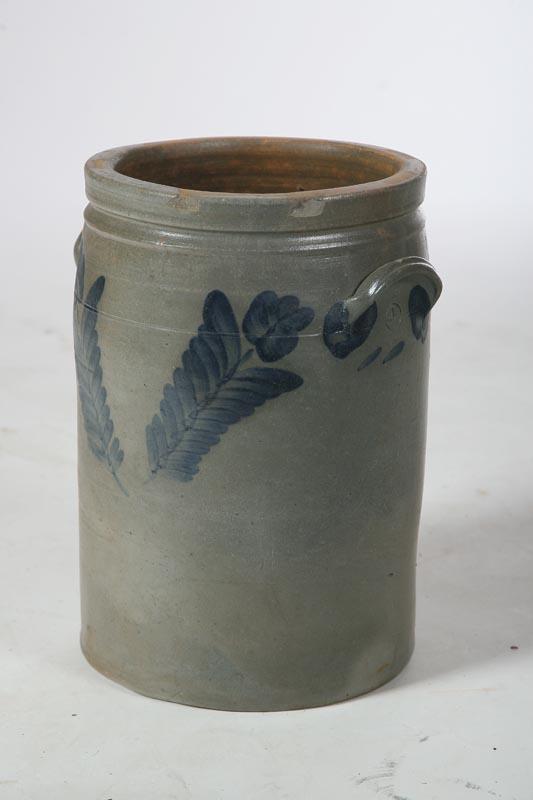 Appraisal: STONEWARE CROCK Probably Baltimore or Philadelphia ca - Impressed under