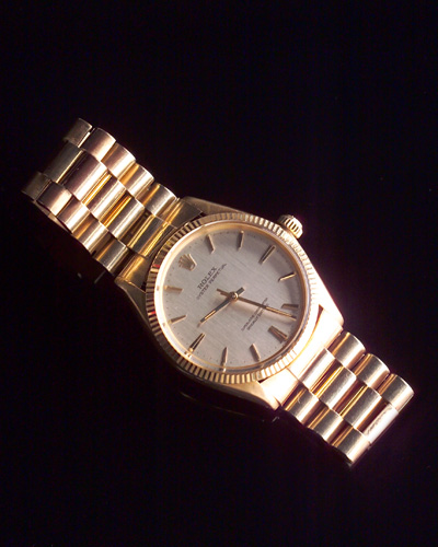 Appraisal: ROLEX Gentleman's Oyster Perpetual watch in k yellow gold on