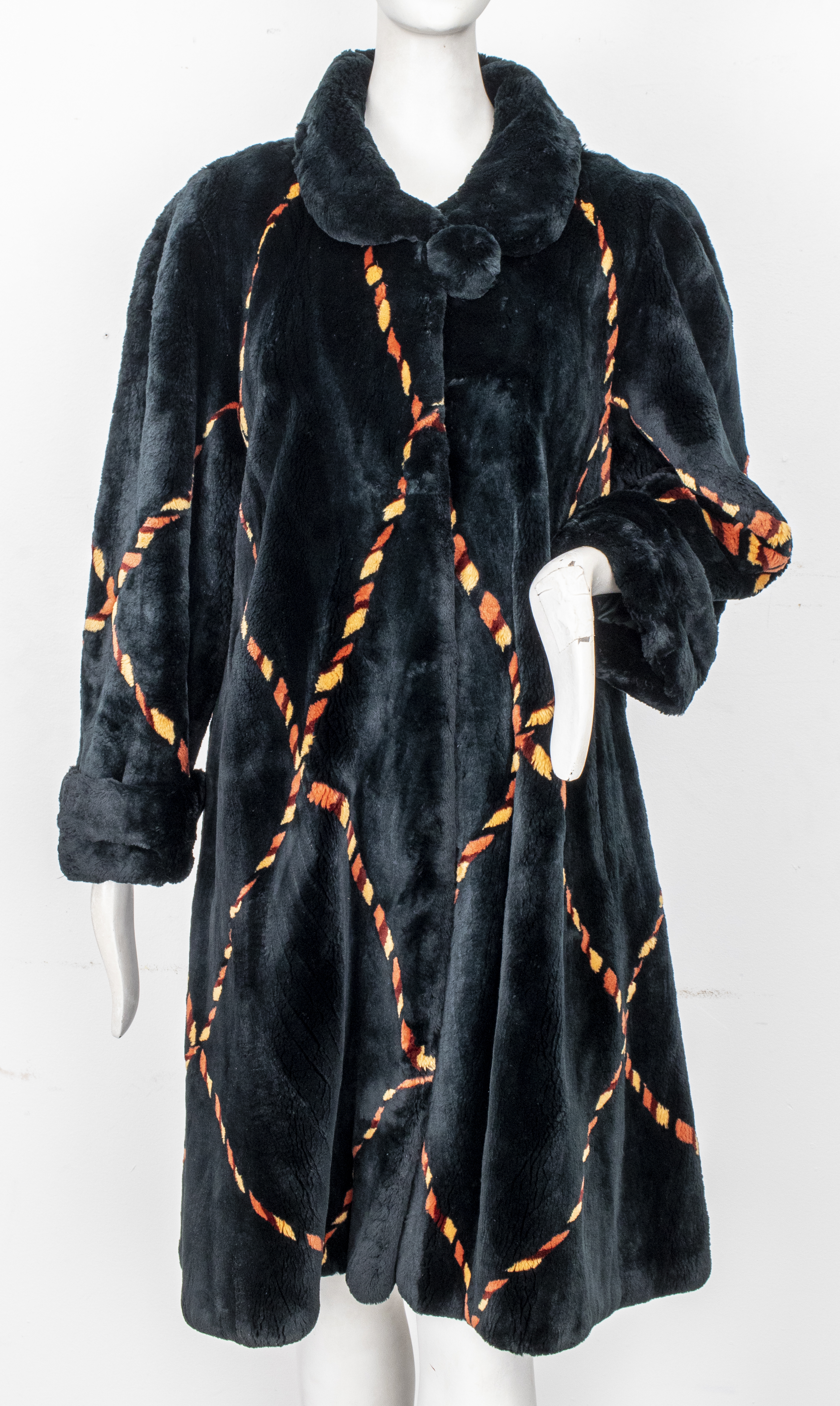 Appraisal: G MICHAEL HENNESSY SHEARED MINK FUR COAT G Michael Hennessy