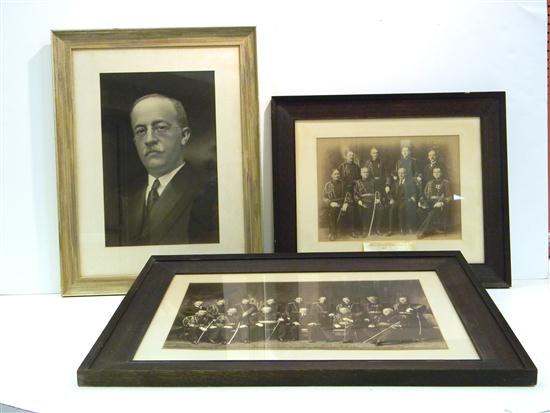 Appraisal: Rhode Island Governor George Herbert Utter photographic portrait and two