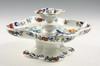 Appraisal: ENGLISH PORCELAIN COMPOTE - Imari Pattern Compote with small central