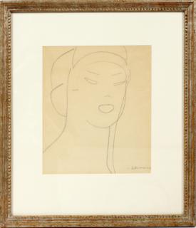 Appraisal: GASTON LACHAISE PENCIL DRAWING GASTON LACHAISE AMERICAN-FRENCH - PENCIL DRAWING