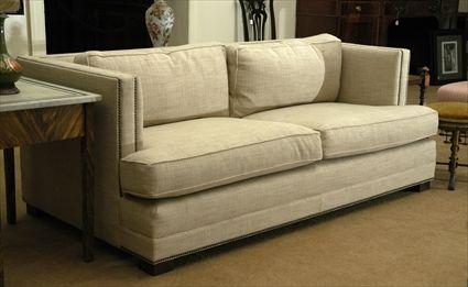 Appraisal: Contemporary Upholstered Sofa x x in