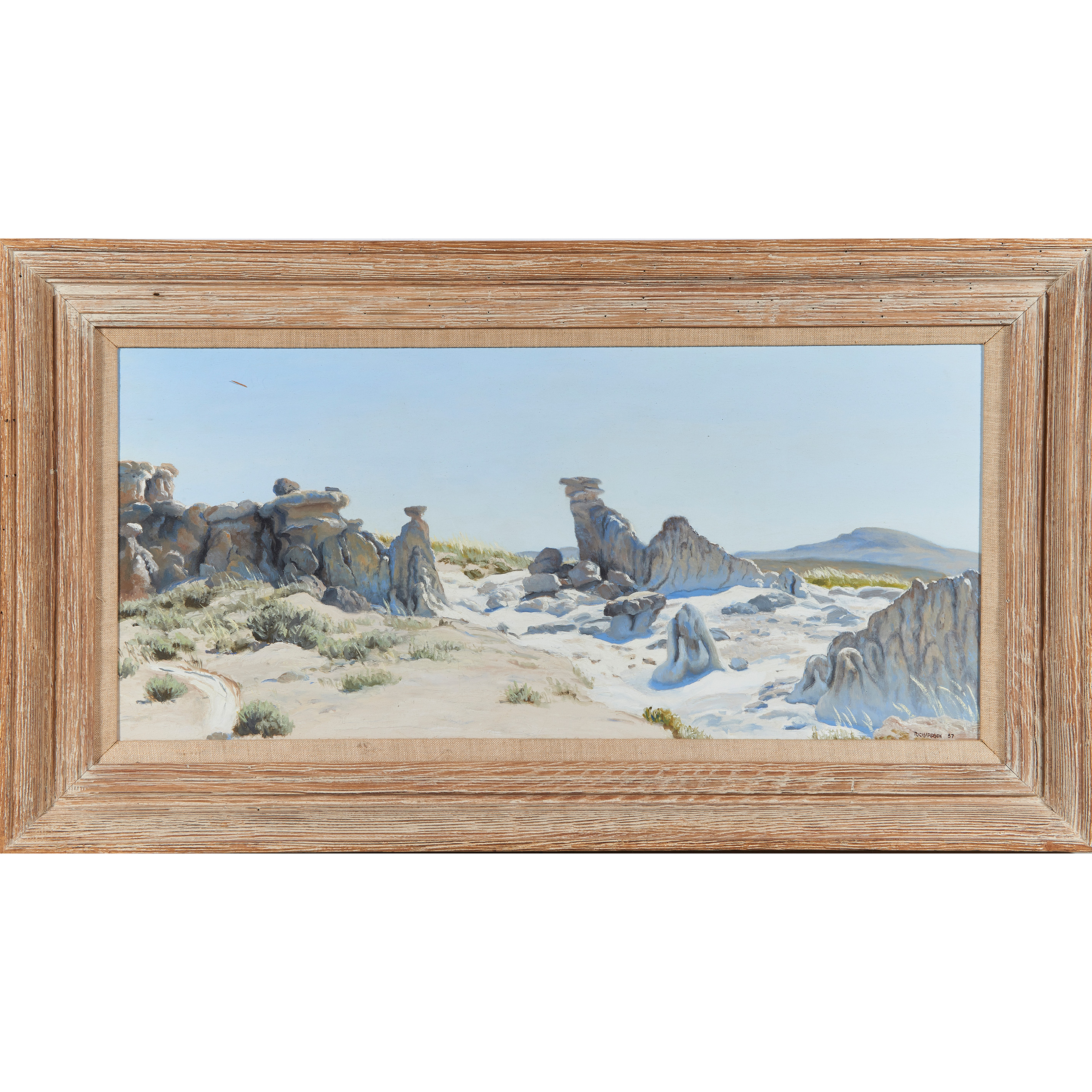 Appraisal: PAINTING CONSTANCE RICHARDSON Constance Richardson American - Badlands Morning oil