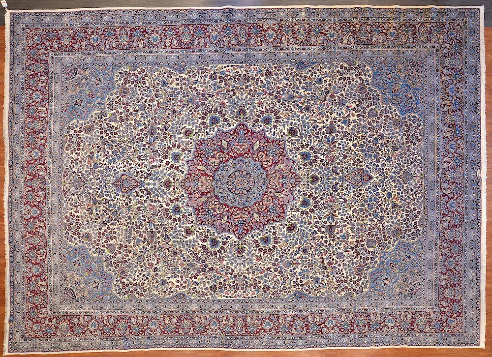 Appraisal: Semi-Antique Lavar Kerman Carpet Persia x mid th century Condition