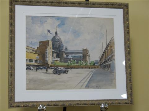 Appraisal: VERNONE HONE BAILEY AMERICAN - CITYSCAPE Watercolor on wove paper