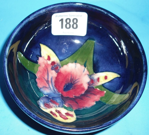 Appraisal: Moorcroft small Bowl decorated with Orchids diameter cm