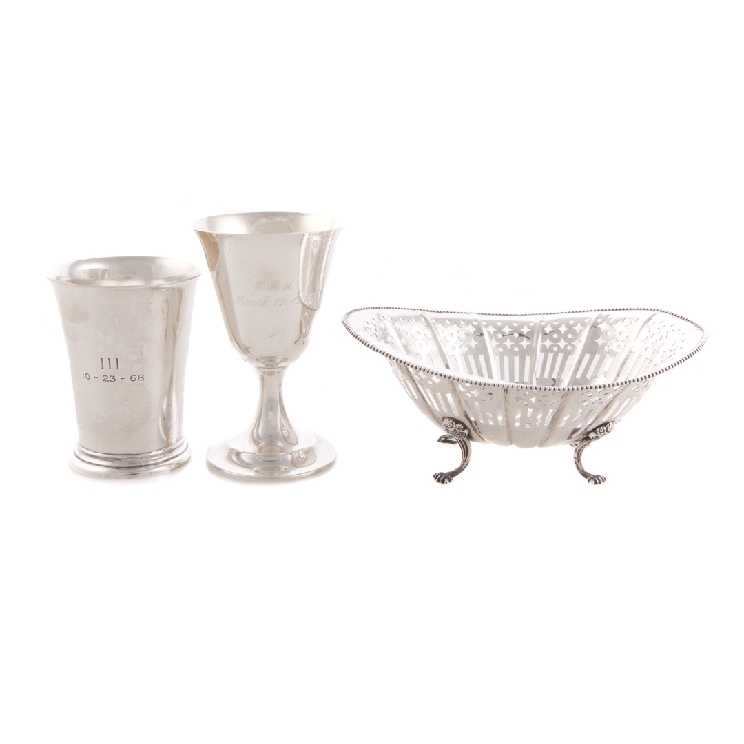 Appraisal: A trio of sterling items including Tiffany Tiffany Co sterling