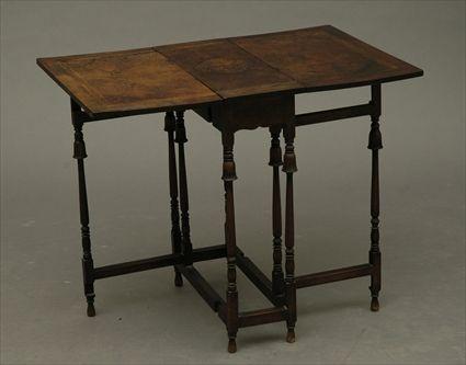 Appraisal: Small Marquetry Gate-Leg Table