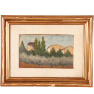 Appraisal: Ottone Rosai painting Ottone Rosai painting Ottone Rosai Italy -